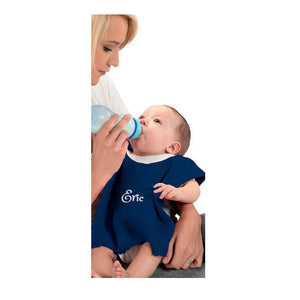 Personalized Hebrew Name Baby bib - Velour Navy - FREE Shipping