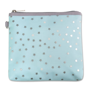 Personalized Hebrew Name 5 in 1 Diaper Bag set - Blue "Stars" - FREE Shipping